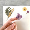 PRESSED FLOWERS STICKER SHEET