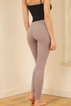 BRUSHED NYLON HIGH RISE LEGGING