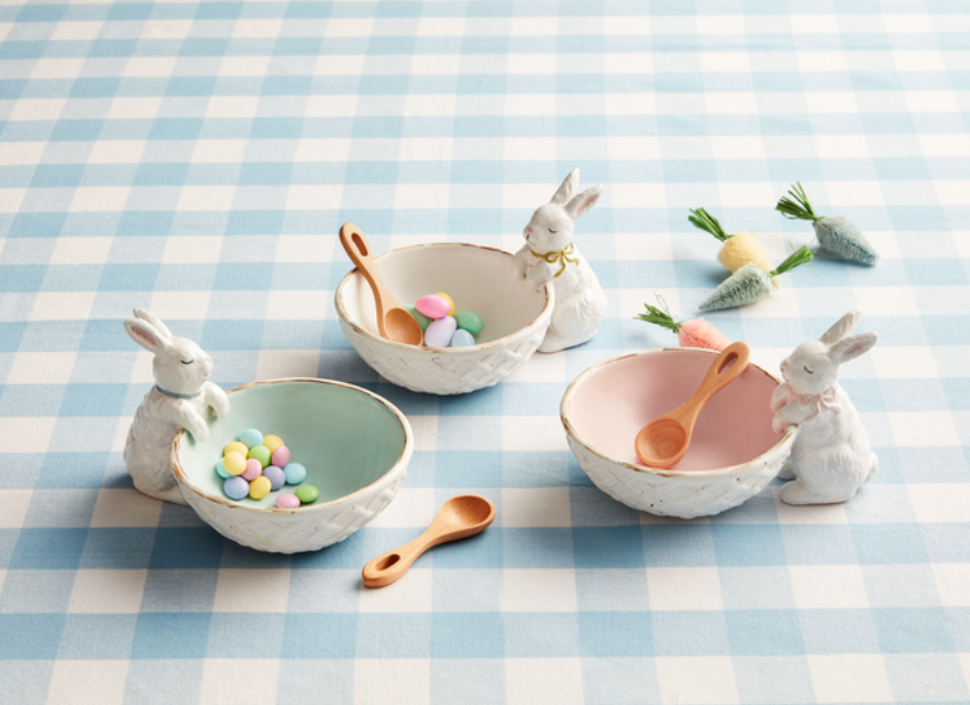 BUNNY CANDY DISH SET