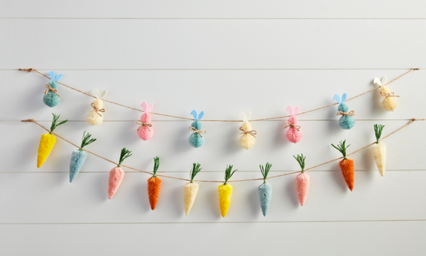 BOTTLE BRUSH EASTER GARLANDS