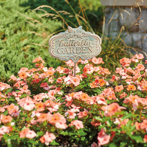 GARDEN STAKE - BUTTERFLY GARDEN