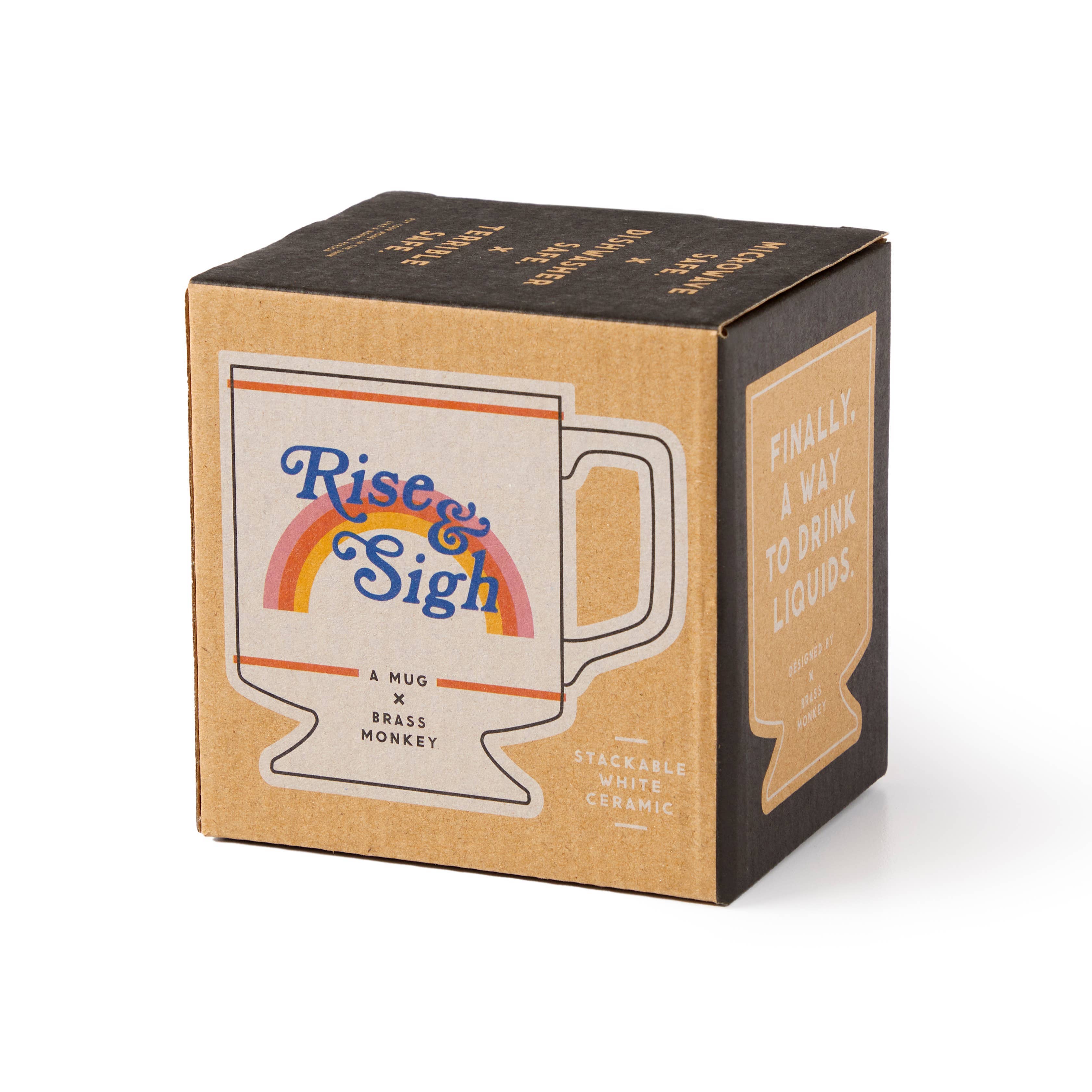 BRASS MONKEY RISE & SIGH PEDESTAL MUG