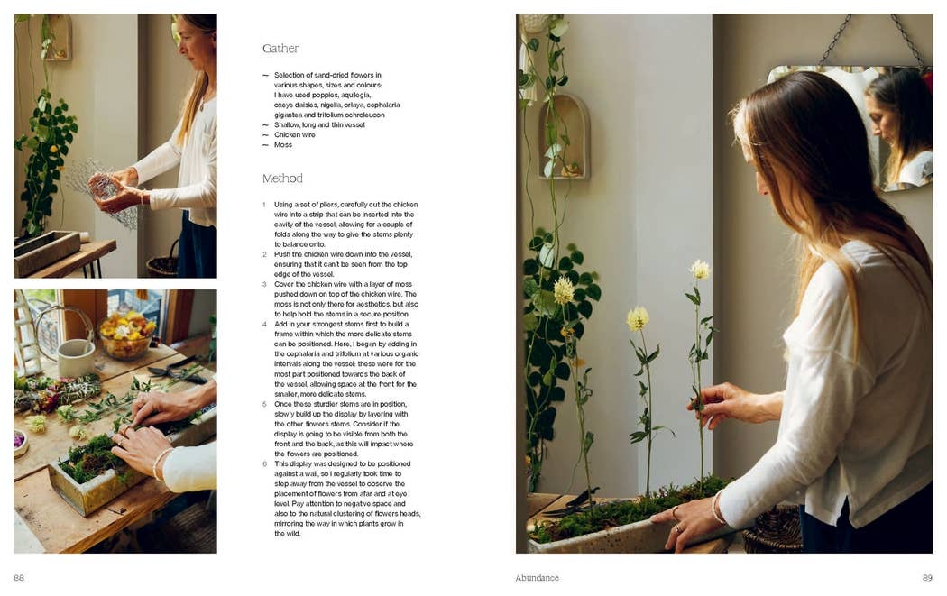 CRAFTING WITH FLOWERS