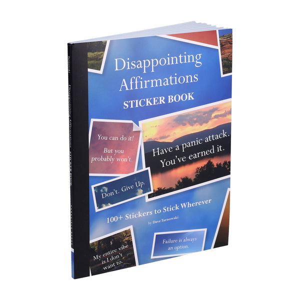 DISAPPOINTING AFFIRMATIONS STICKER BOOK