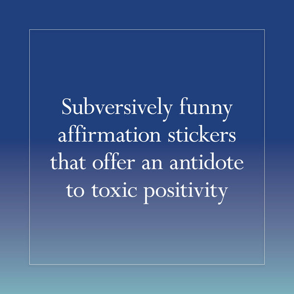 DISAPPOINTING AFFIRMATIONS STICKER BOOK
