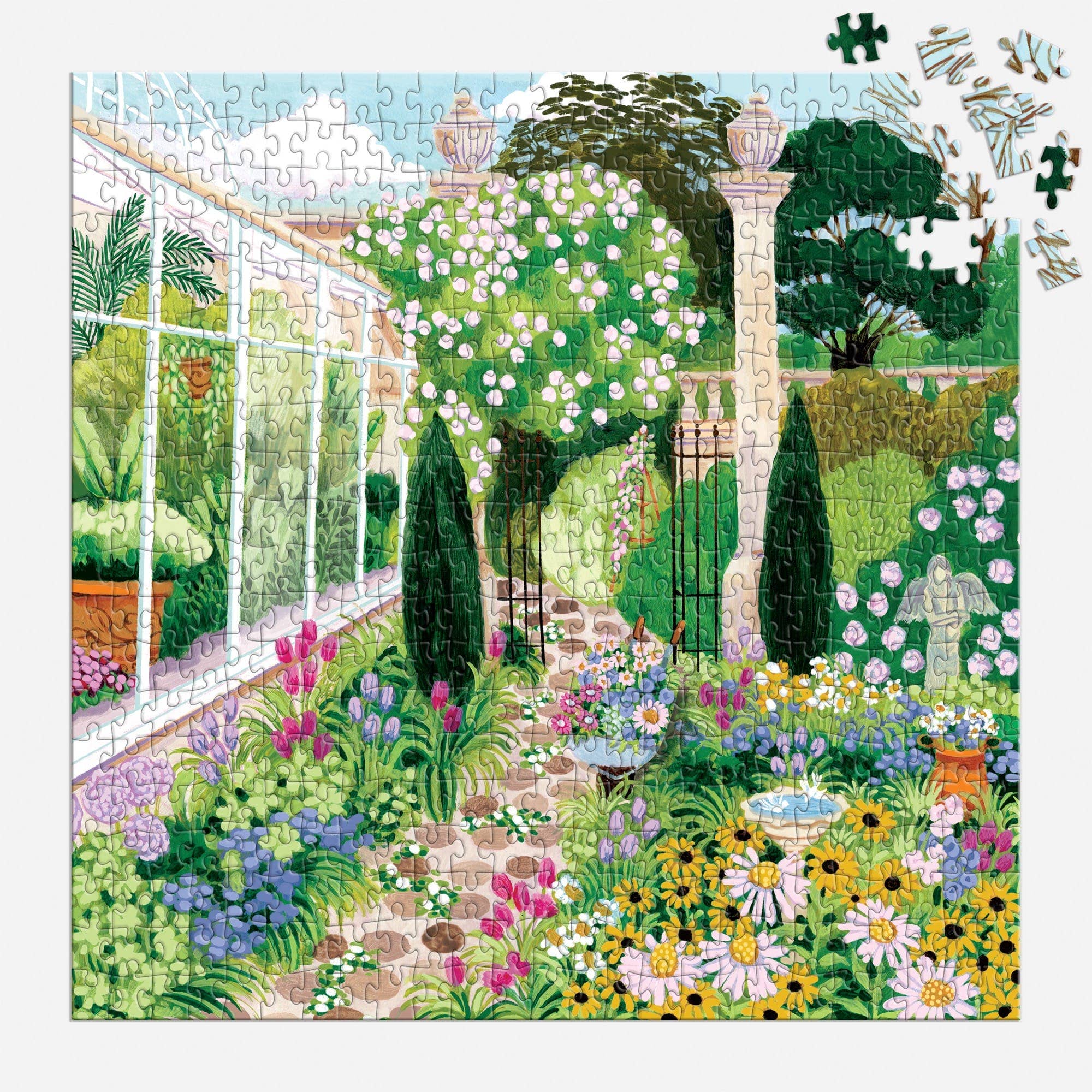 EVERGREEN GARDENS 500 PIECE PUZZLE