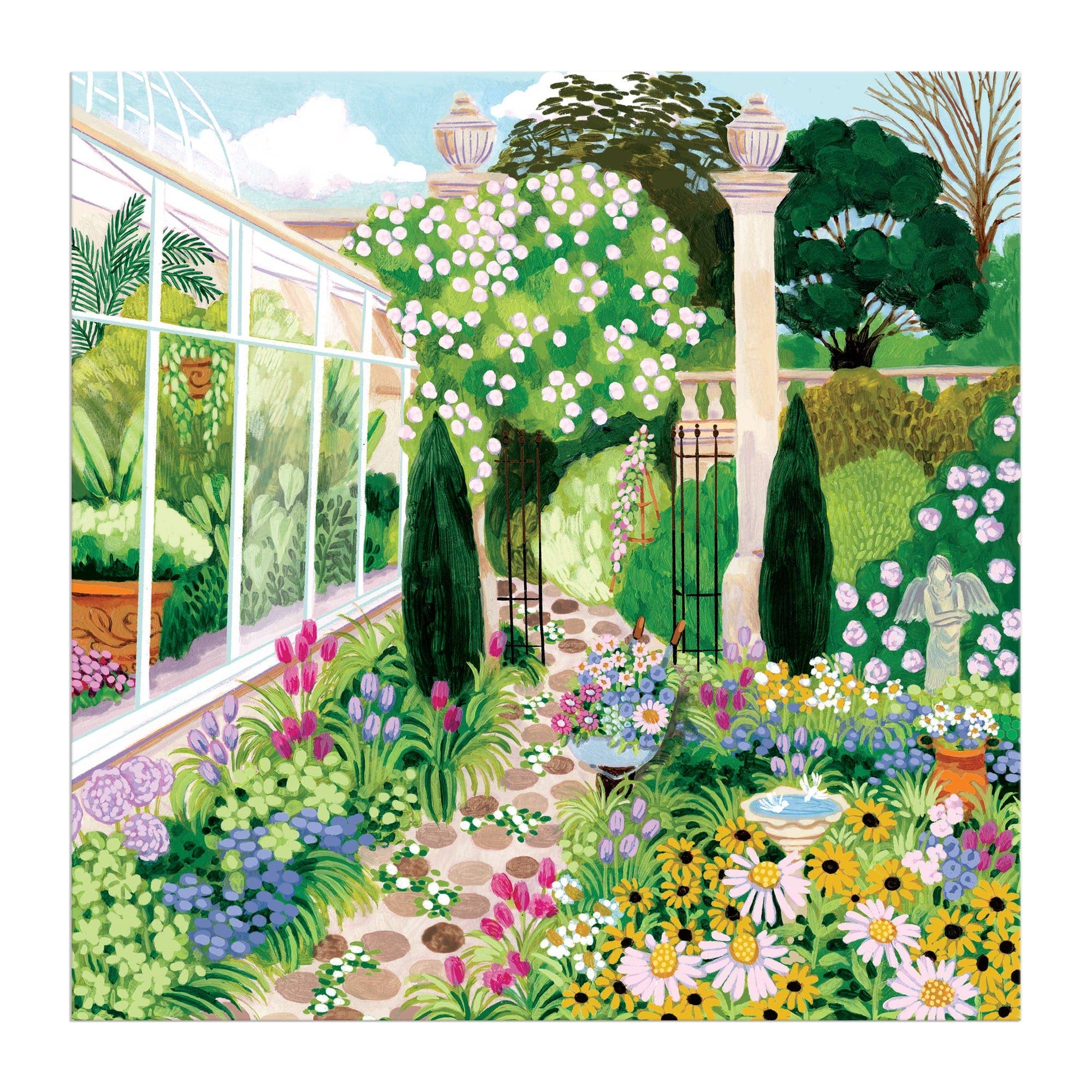 EVERGREEN GARDENS 500 PIECE PUZZLE