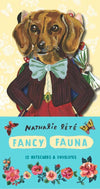 FANCY FAUNA: 12 NOTECARDS & ENVELOPES