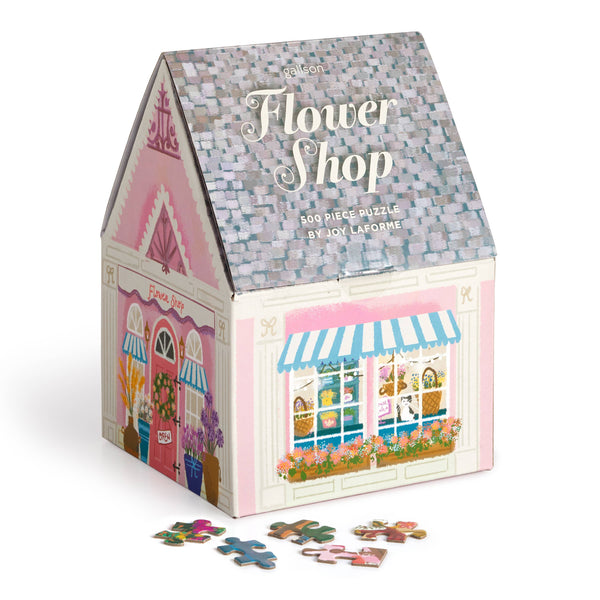 JOY LAFORME FLOWER SHOP 500 PIECE HOUSE PUZZLE