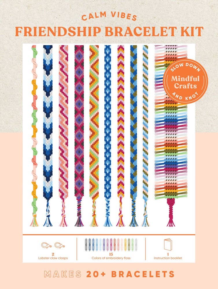 MINDFUL CRAFTS: CALM VIBES FRIENDSHIP BRACELET KIT