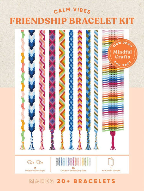 MINDFUL CRAFTS: CALM VIBES FRIENDSHIP BRACELET KIT