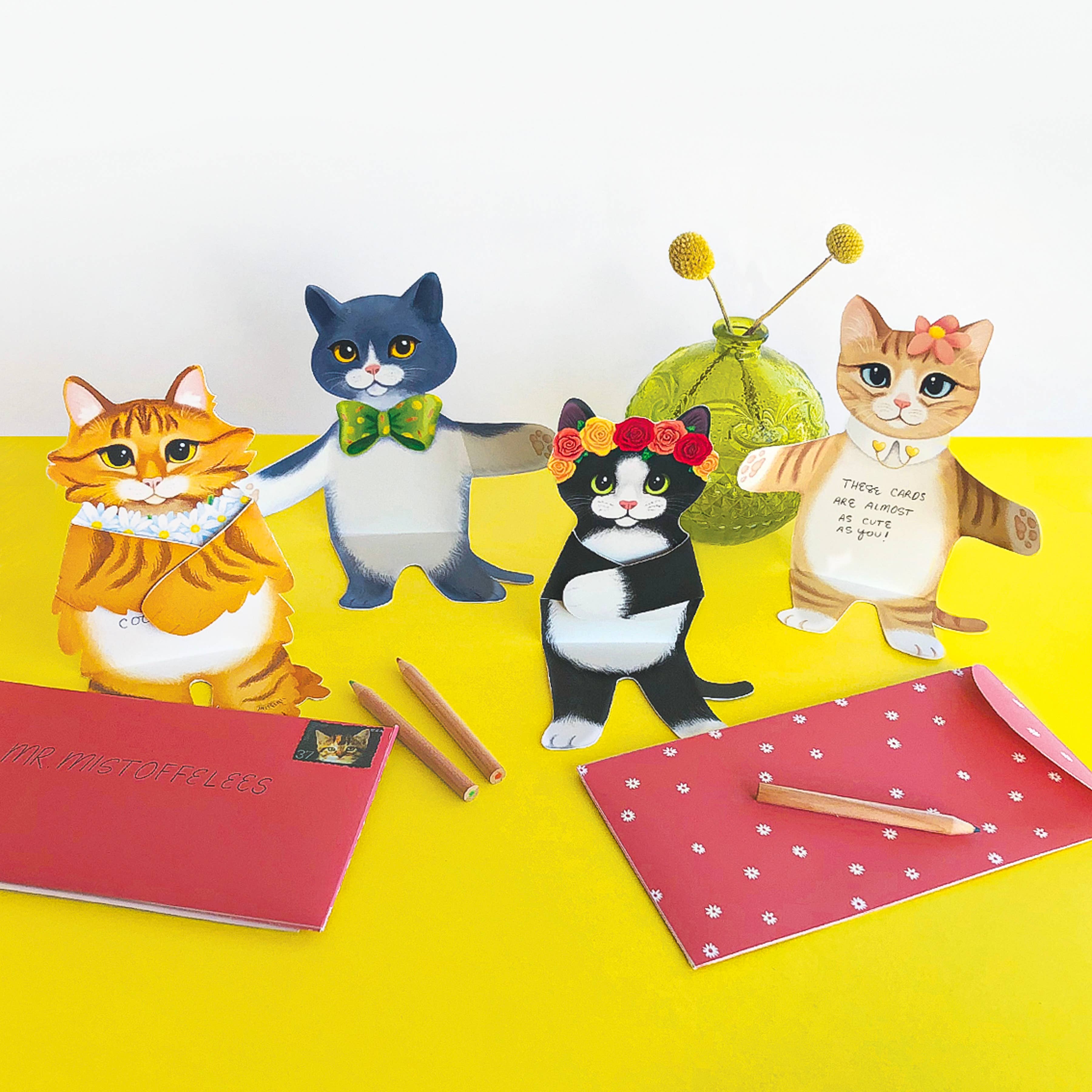 KITTEN CUDDLES NOTECARDS