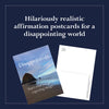 DISAPPOINTING AFFIRMATIONS: 30 POSTCARDS