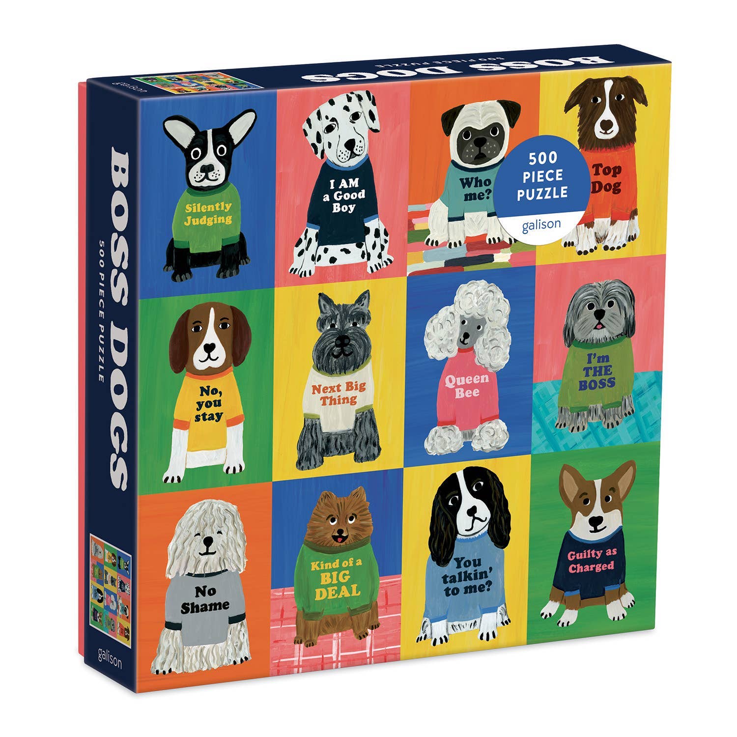 BOSS DOGS 500 PIECE FAMILY PUZZLE