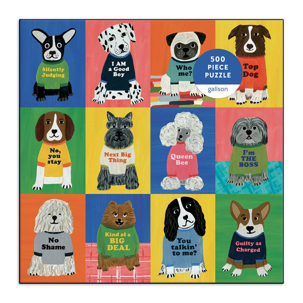 BOSS DOGS 500 PIECE FAMILY PUZZLE