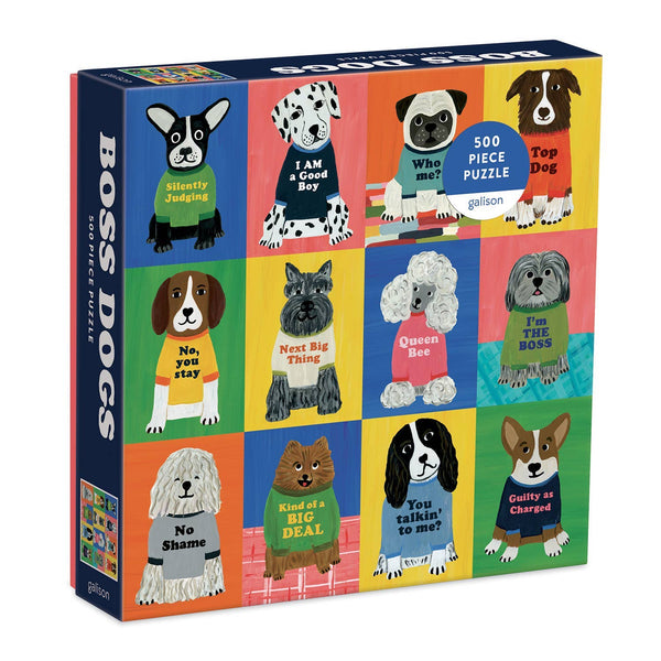 BOSS DOGS 500 PIECE FAMILY PUZZLE