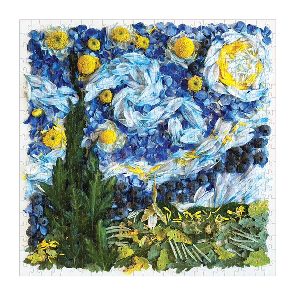 STARRY NIGHT PETALS 500 PIECE PUZZLE