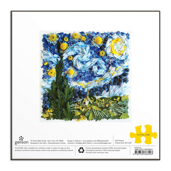 STARRY NIGHT PETALS 500 PIECE PUZZLE
