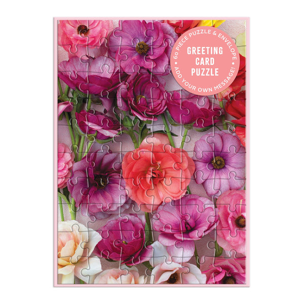 RANUNCULUS GREETING CARD PUZZLE