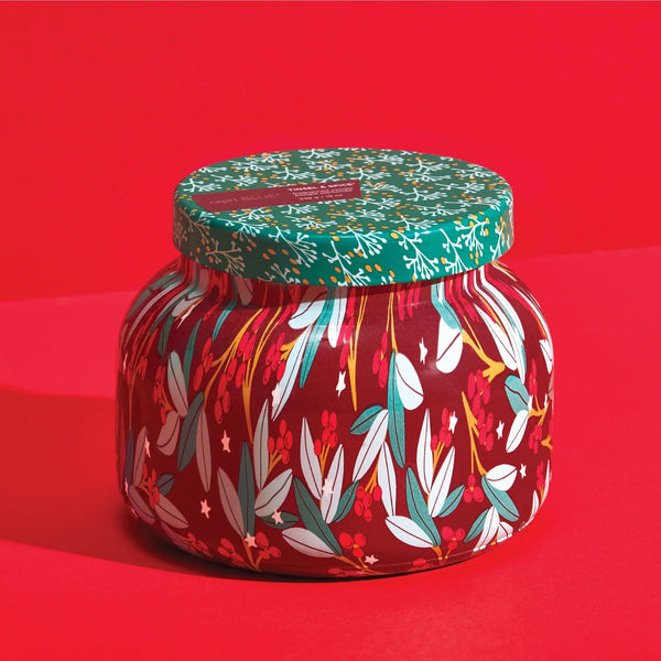 HOLIDAY PATTERN PLAY - TINSEL & SPICE SIGNATURE JAR, 19 oz