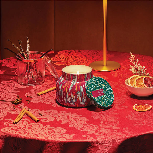 HOLIDAY PATTERN PLAY - TINSEL & SPICE SIGNATURE JAR, 19 oz