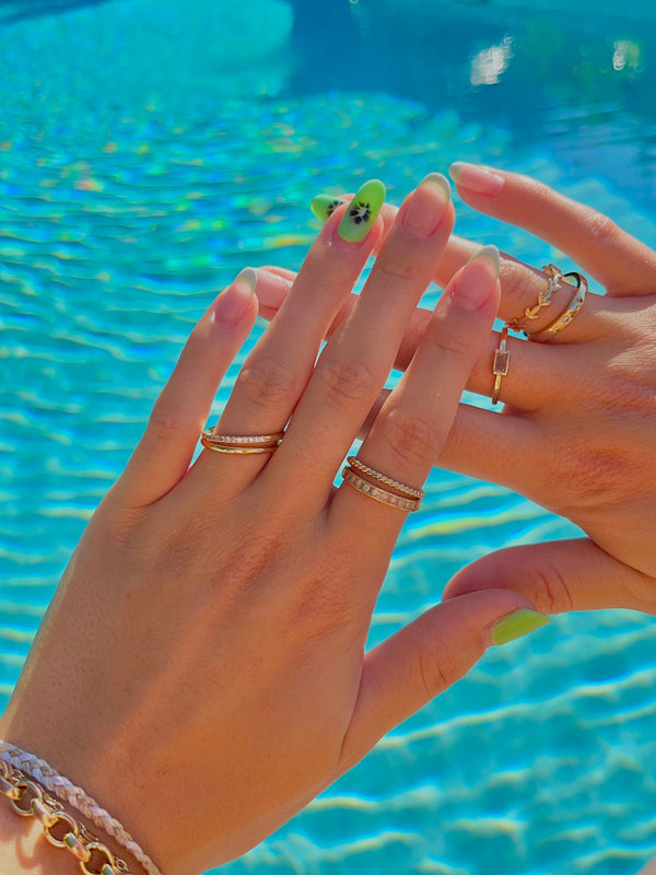 18K GOLD PLATED RING CBK