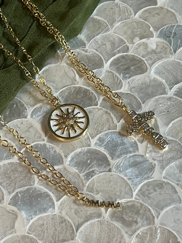GOLD MAMA NECKLACE CBK