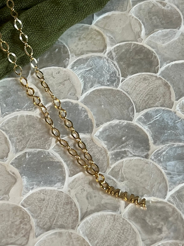 GOLD MAMA NECKLACE CBK
