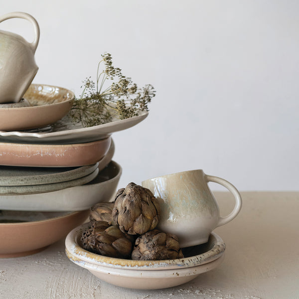 16 OZ. STONEWARE MUG (EACH ONE WILL VARY)