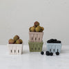 TEXTURED BERRY BASKET STONEWARE