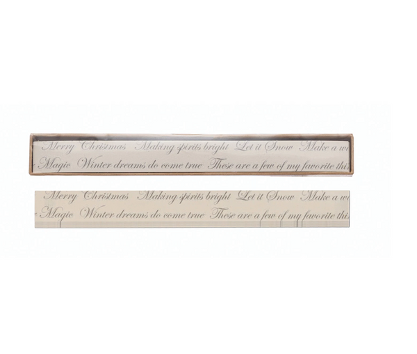 DIY PAPER LINK GARLAND WITH SCRIPT IN KRAFT BOX (CONTAINS 26 PIECES)