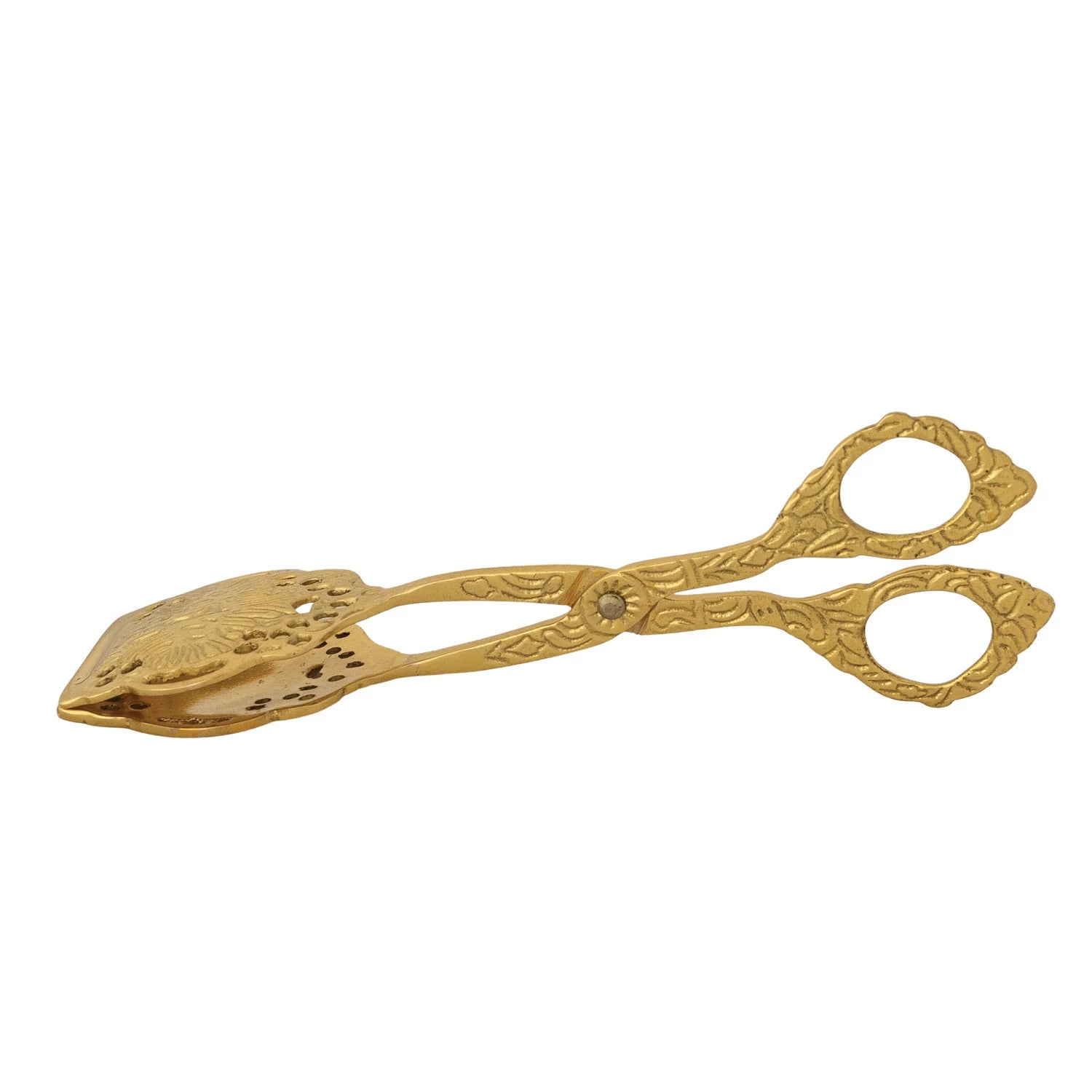 EMBOSSED BRASS TONGS
