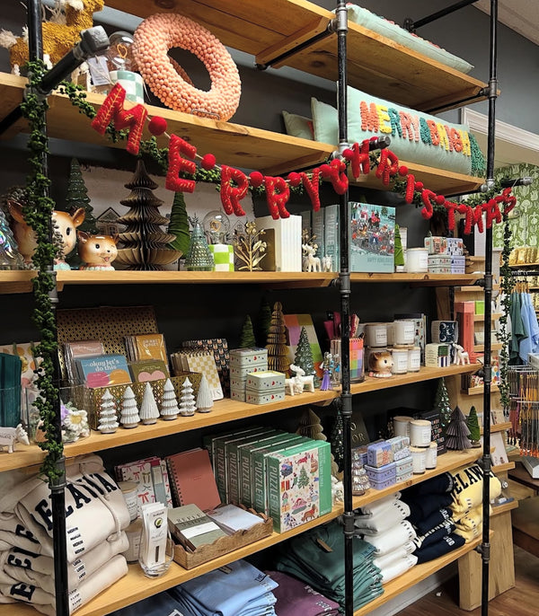 HANDMADE WOOL FELT GARLAND WITH METALLIC THREAD EMBROIDERY & JUTE CORD