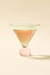 12 OZ. TWO-TONE MARTINI GLASS WITH BALL STEM