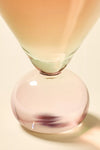 12 OZ. TWO-TONE MARTINI GLASS WITH BALL STEM