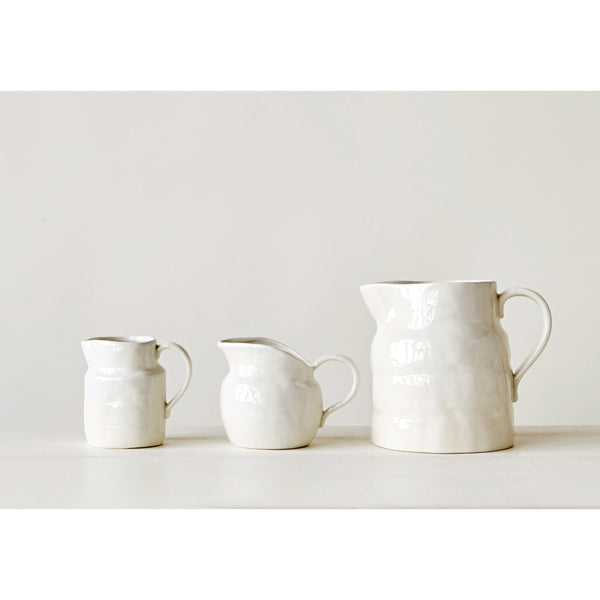STONEWARE VINTAGE REPRODUCTION PITCHER