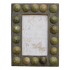 HANDMADE MARBLED RESIN BOBBIN PHOTO FRAME (FOR 4X6 PHOTO)