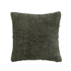 18" SQUARE COTTON TUFTED PILLOW W/ CHAMBRAY BACK