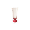 6 oz. Blown Fluted Drinking Glass with Ball Stem, Pink