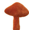 COTTON & LINEN MUSHROOM SHAPED PILLOW WITH EMBROIDERY, BEADS & COTTON VELVET BACK