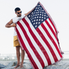 USA FLAG WOVEN THROW BLANKET