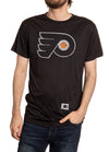 PHILADELPHIA FLYERS SHORT SLEEVE RASHGUARD - DISTRESSED LOGO