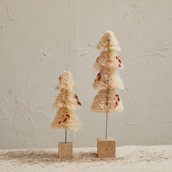 CANDY CANE BOTTLE BRUSH TREE