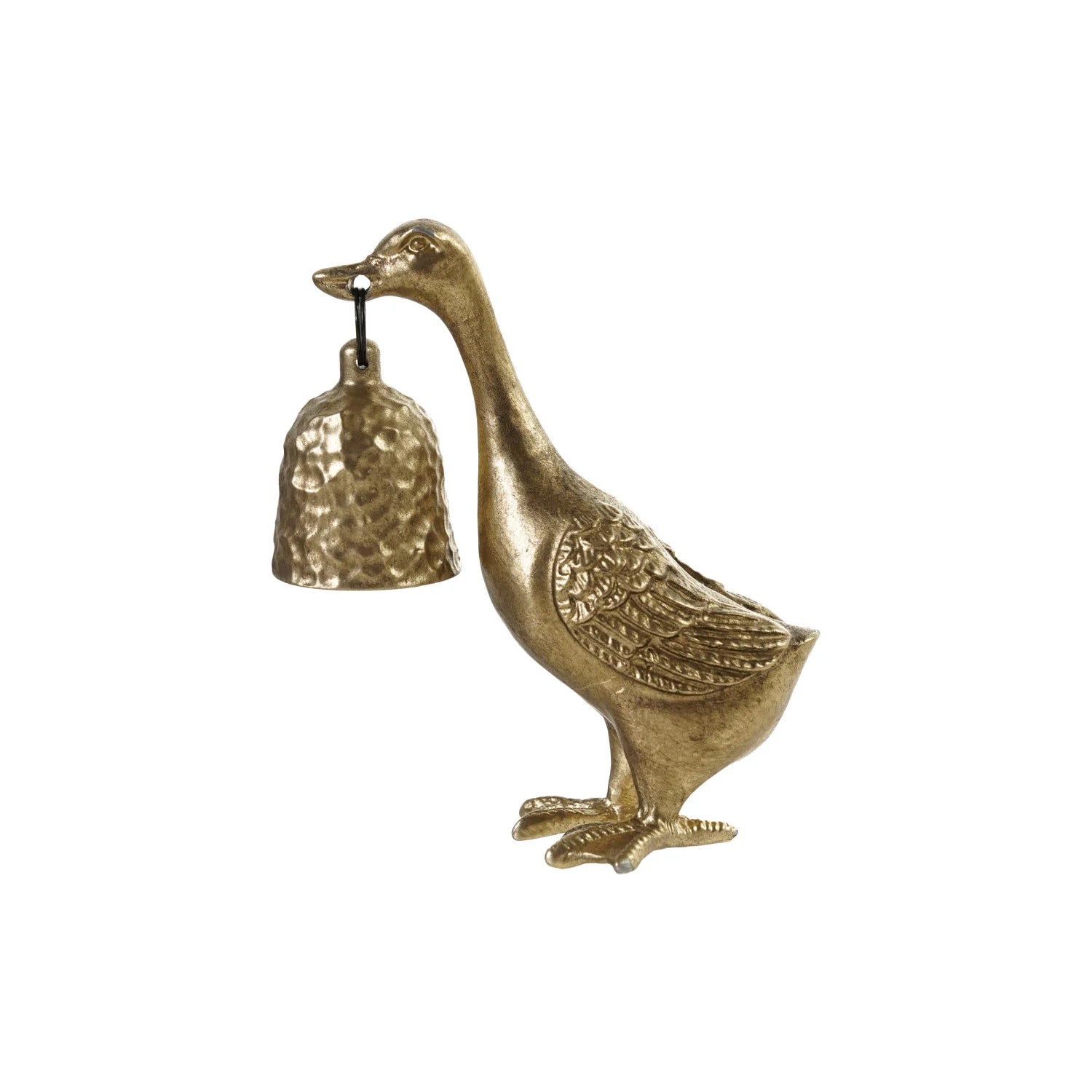 PEWTER DUCK SHAPED CANDLE SNUFFER