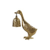 PEWTER DUCK SHAPED CANDLE SNUFFER