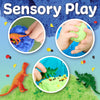 DINOSAURS SENSORY MINI PLAY KIT JAR WITH CLOUD CLAY