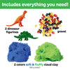 DINOSAURS SENSORY MINI PLAY KIT JAR WITH CLOUD CLAY