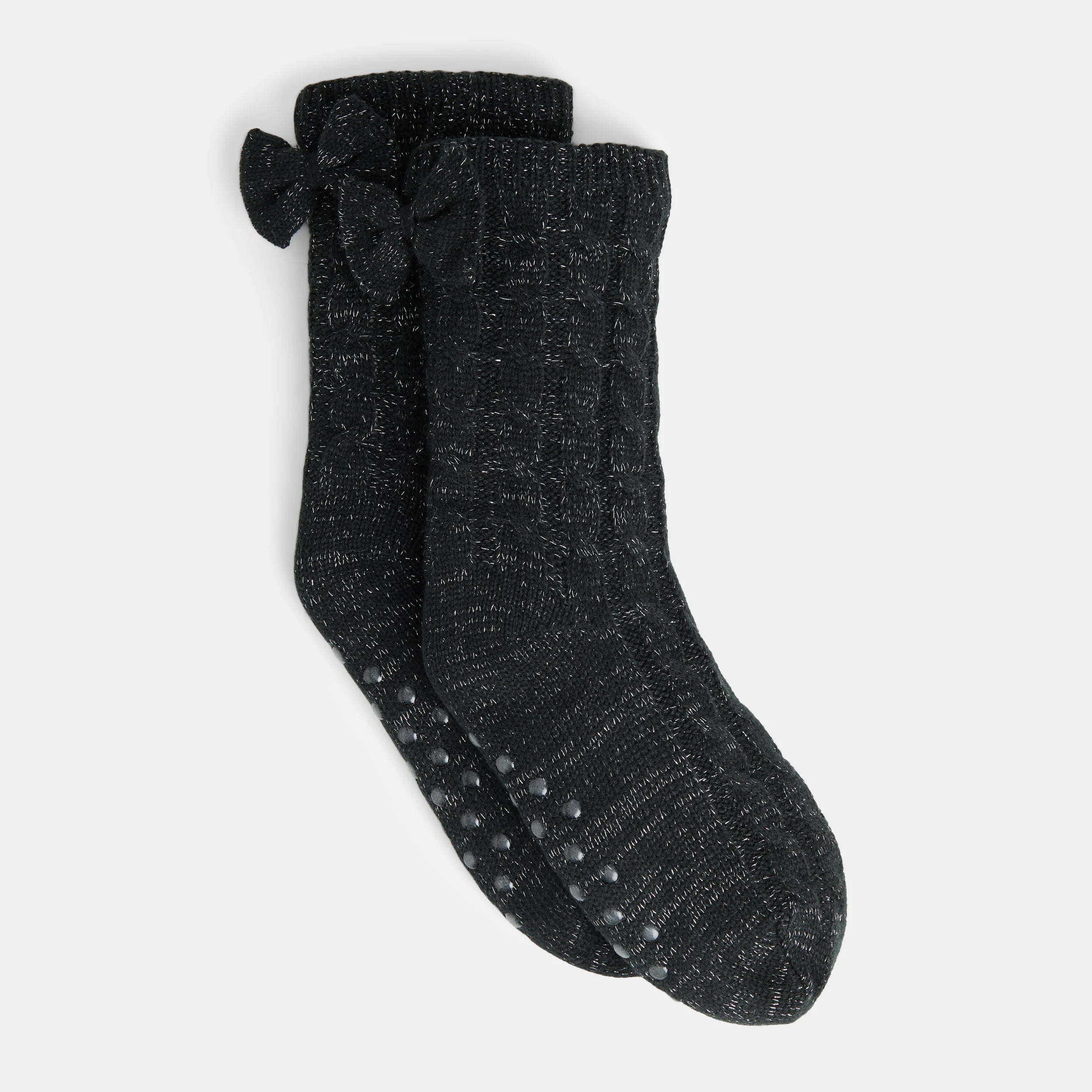 BOW BACK SLIPPER SOCKS