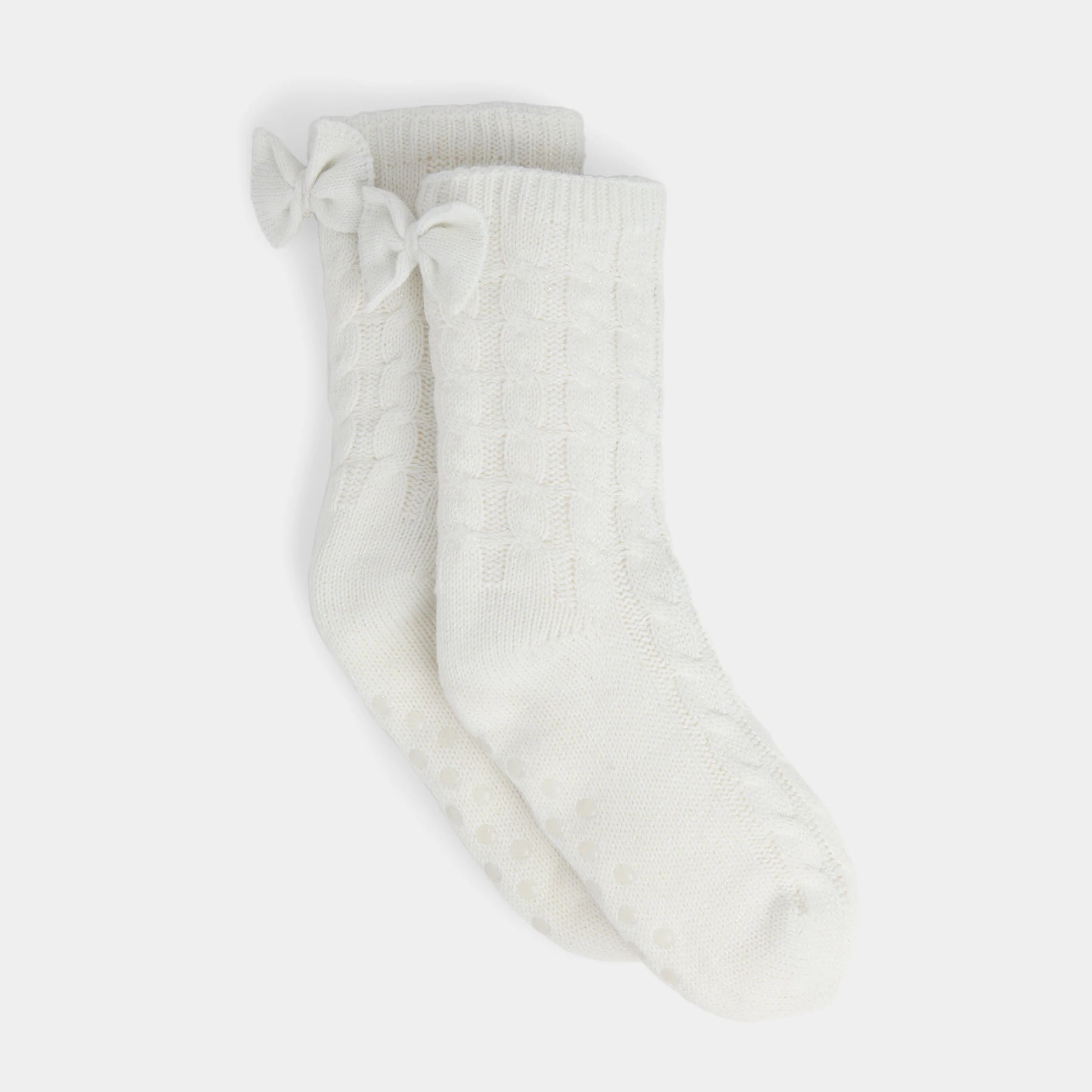 BOW BACK SLIPPER SOCKS