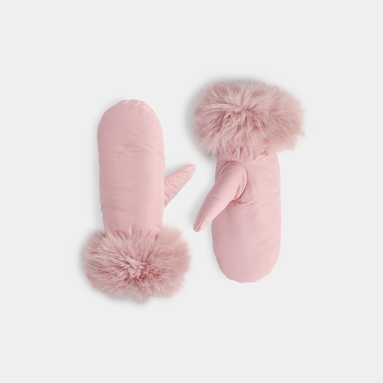 Below Zero Mitten - Dusty Rose